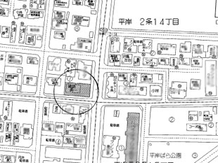 札幌市平岸1-14　売り土地地図
