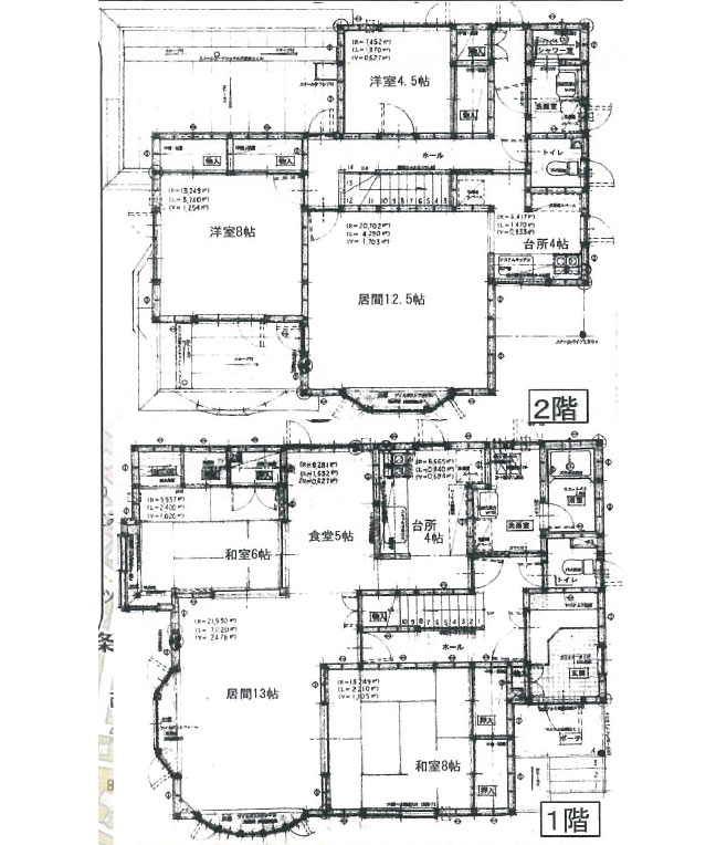 西岡戸建間取り