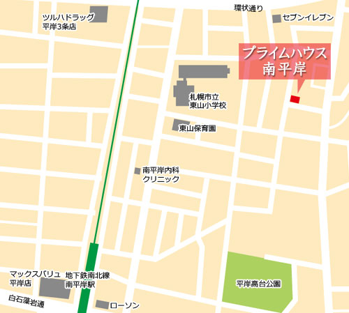 平岸4-11地図